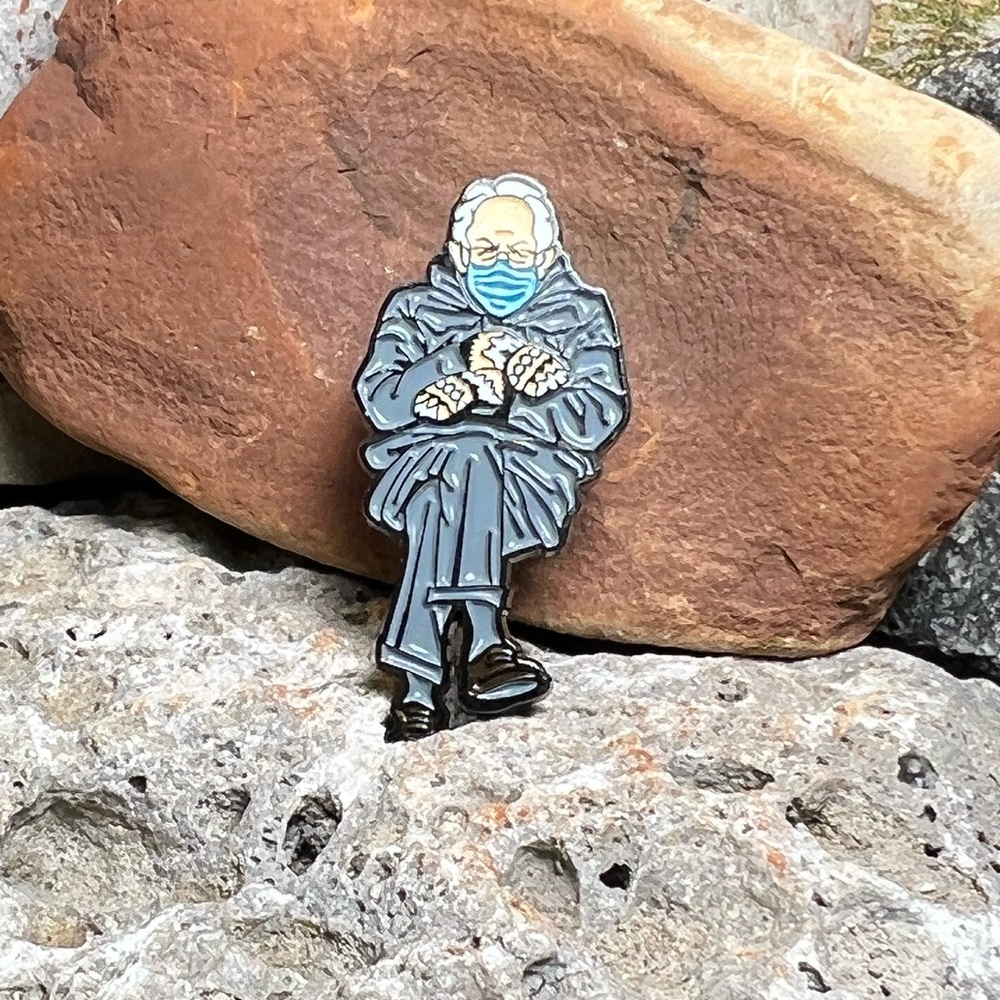 Bernie Sanders enamel pin